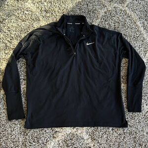 Nike Black Dri-FIT Quarter-Zip Top, XL womens